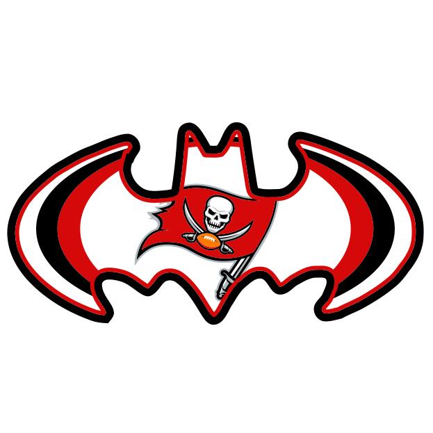 Tampa Bay Buccaneers Batman Logo DIY iron on transfer (heat transfer)